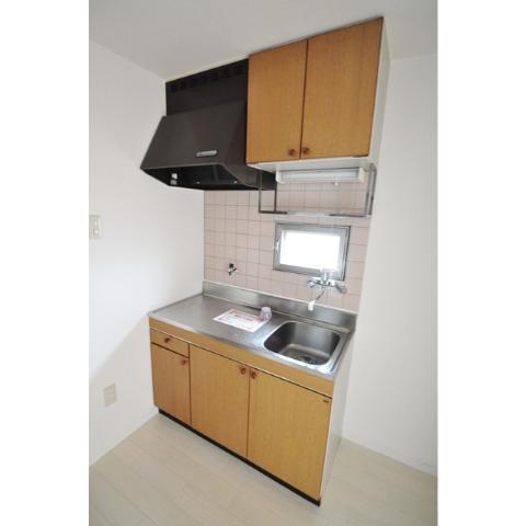 Kitchen. Spacious kitchen! Two-burner stove may also would be installed