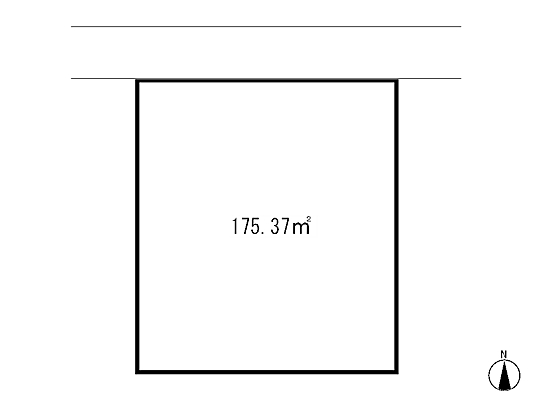 Compartment figure. Land price 9.29 million yen, Land area 175.37 sq m