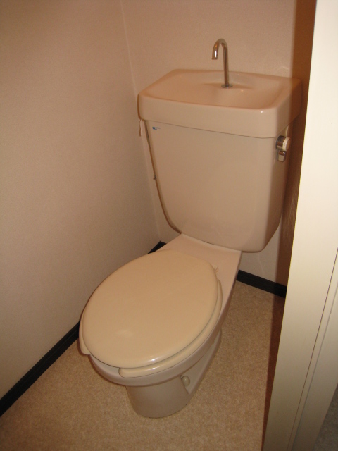 Toilet. It attaches Washlet