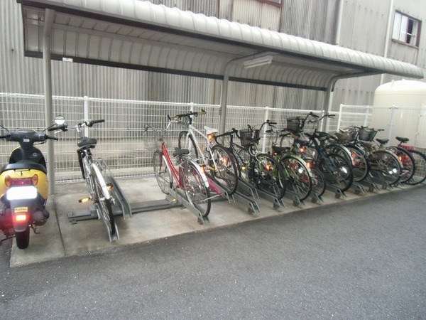 Other common areas. Bicycle parking is Covered!