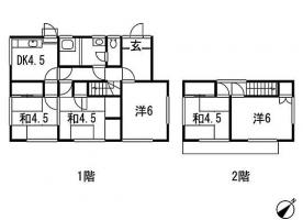 Floor plan. 11 million yen, 5DK, Land area 218.69 sq m , Building area 95 sq m