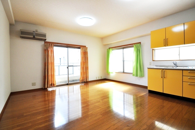 Living and room. In two-sided lighting the room may also may be kept bright cute table