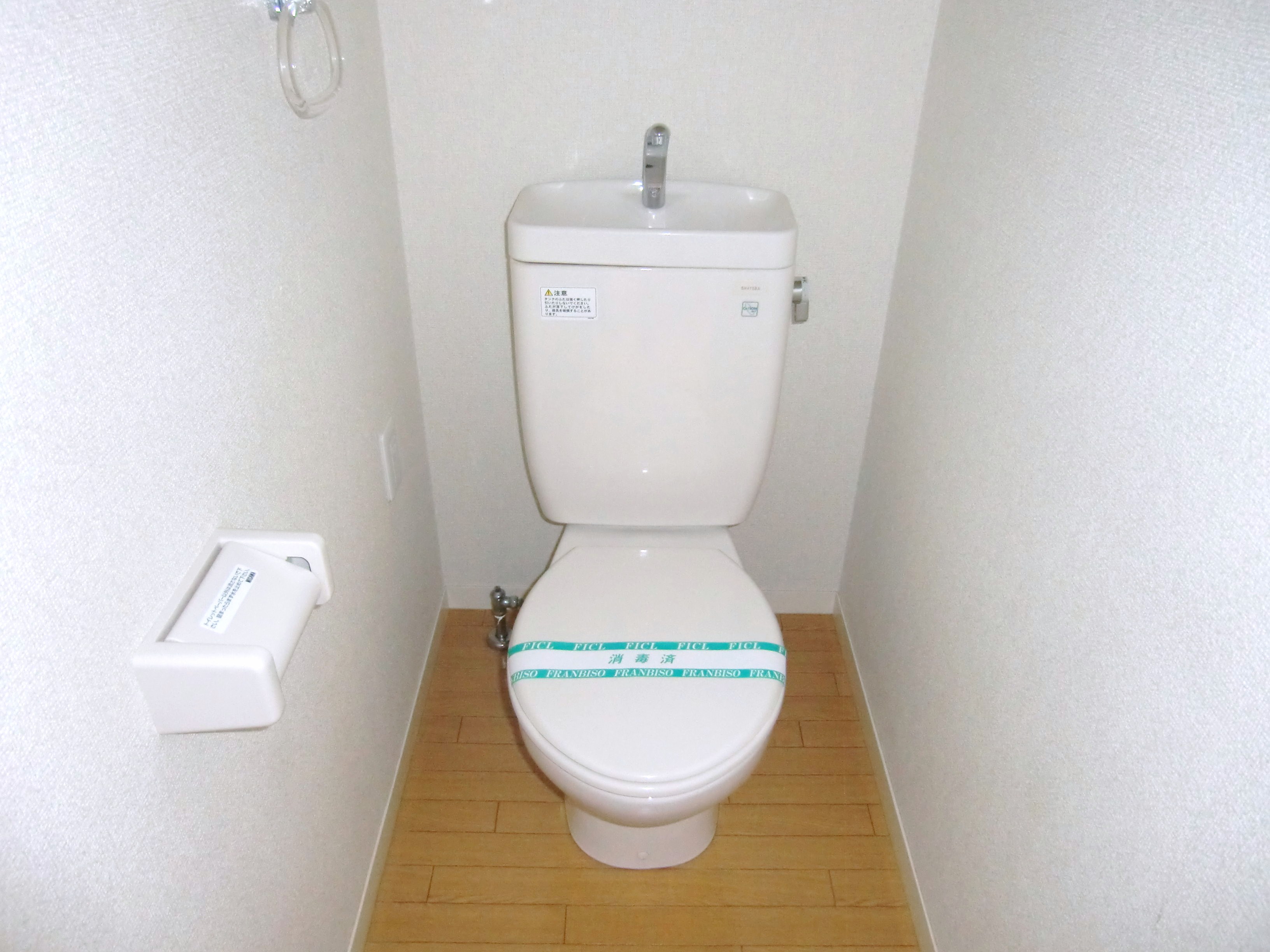 Toilet. Bidet installed their direction of choice OK!