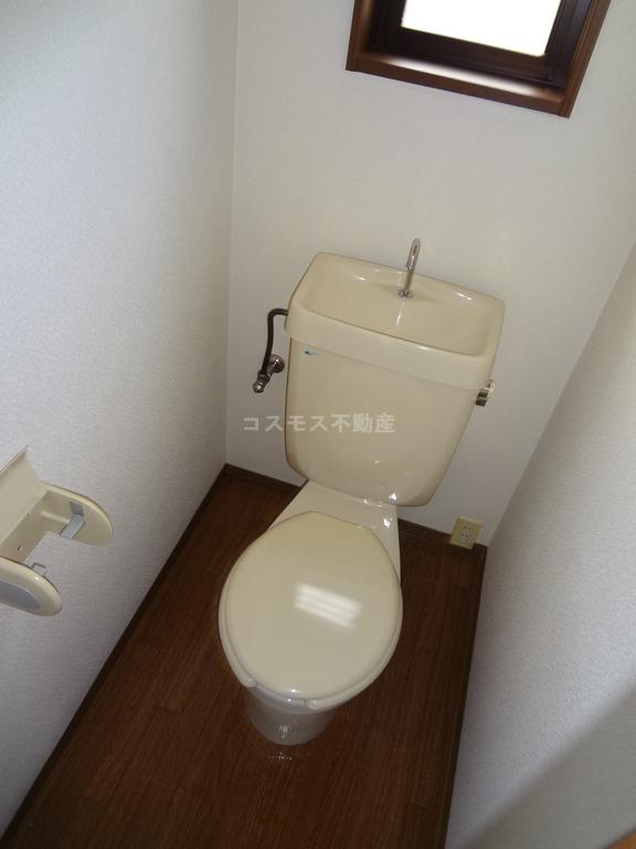 Toilet. It established a warm water washing toilet seat