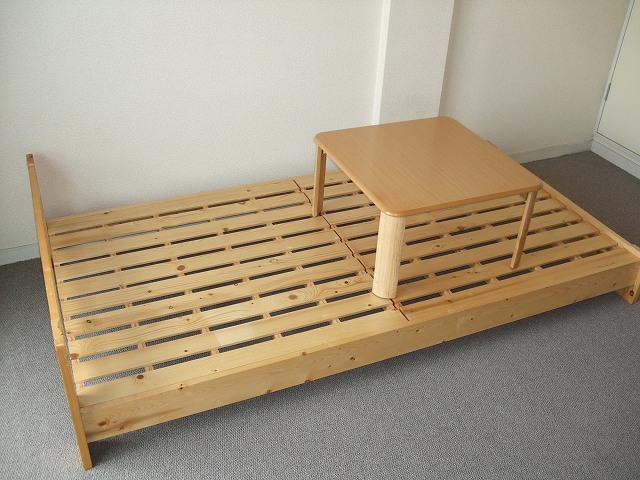 Other Equipment. Single bed also has also attached table ^^