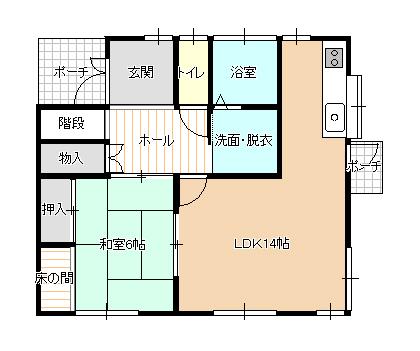 Floor plan. 11.5 million yen, 4LDK, Land area 137.27 sq m , Building area 100.61 sq m