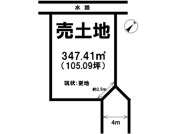 Compartment figure. Land price 11,560,000 yen, Land area 347.41 sq m