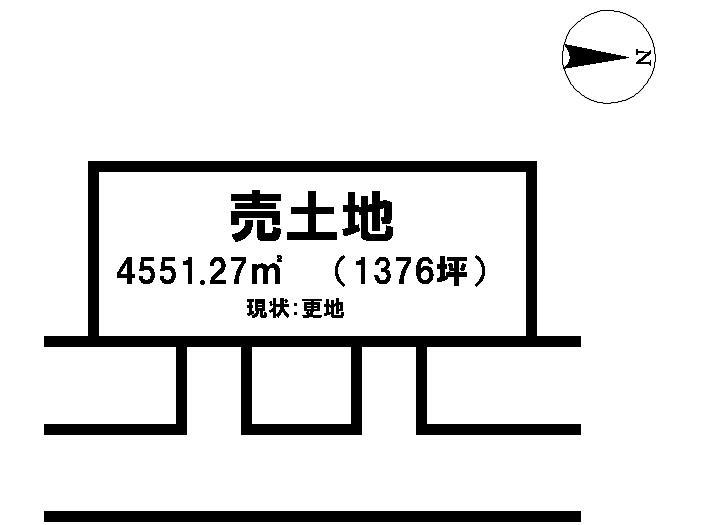 Compartment figure. Land price 165 million yen, Land area 4551.27 sq m