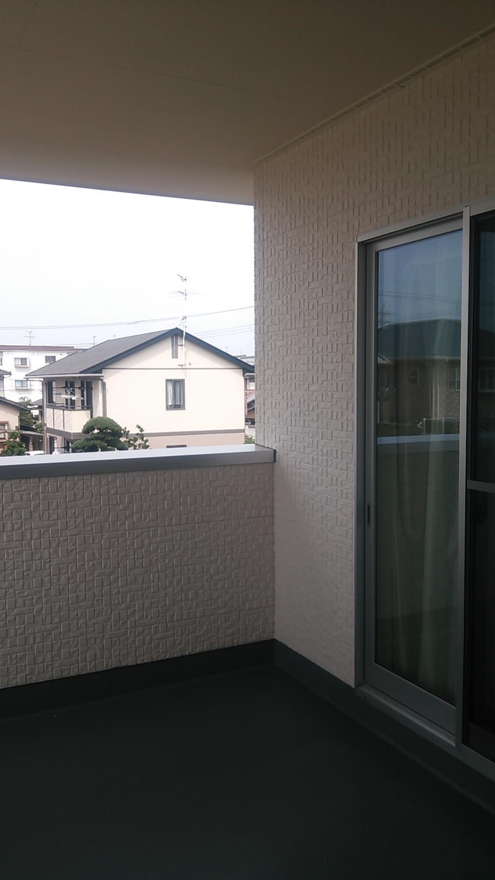 Balcony. It is a roof balcony