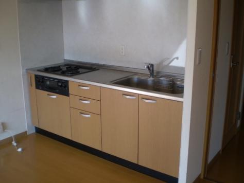 Kitchen. System kitchen ☆ It is with a grill!