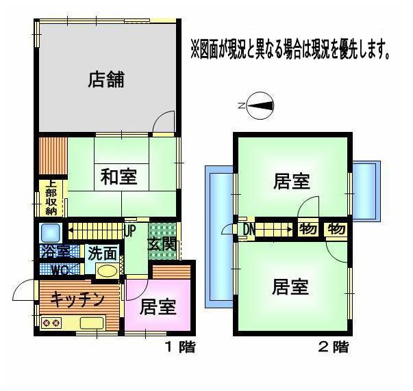 Floor plan. 7.8 million yen, 4K, Land area 103.55 sq m , Building area 78.66 sq m