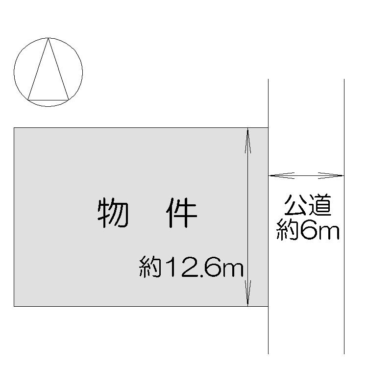 Compartment figure. Land price 7.28 million yen, Land area 204.46 sq m