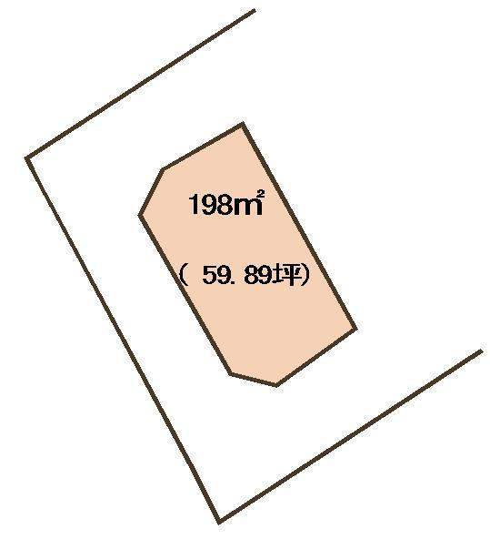 Compartment figure. Land price 13,774,000 yen, Land area 198 sq m