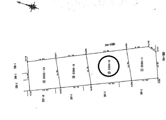 Compartment figure. Land price 18,005,000 yen, Land area 264.54 sq m