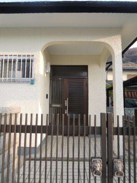 Entrance. Chic entrance door.