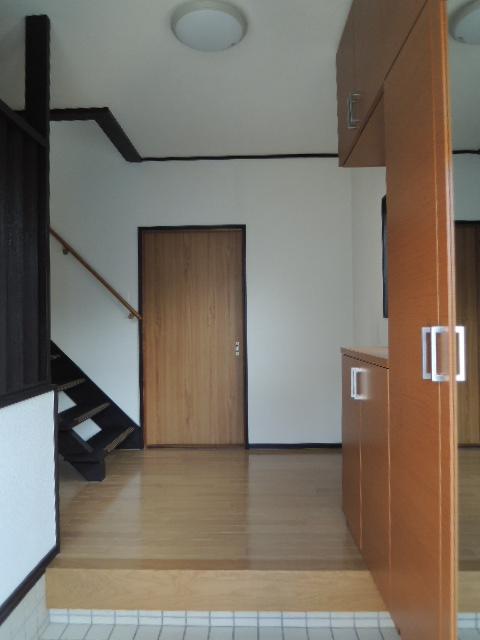 Entrance. Shoe box were also had made.