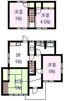 Floor plan. 10,920,000 yen, 4DK, Land area 139.1 sq m , Building area 71.2 sq m