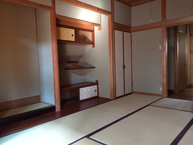 Living and room. Authentic Japanese-style room