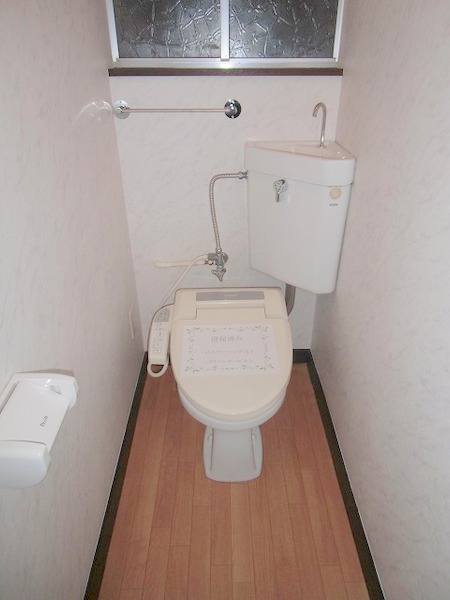 Toilet. With window! Washlet new ☆