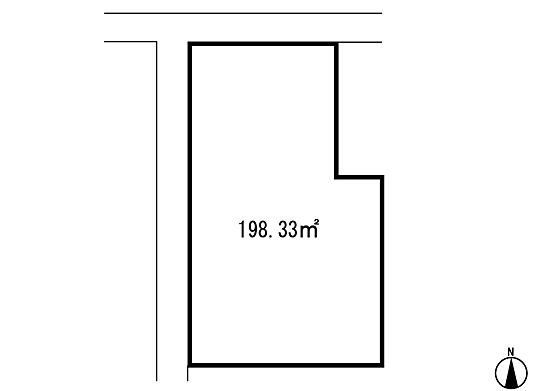 Compartment figure. Land price 12 million yen, Land area 198.33 sq m