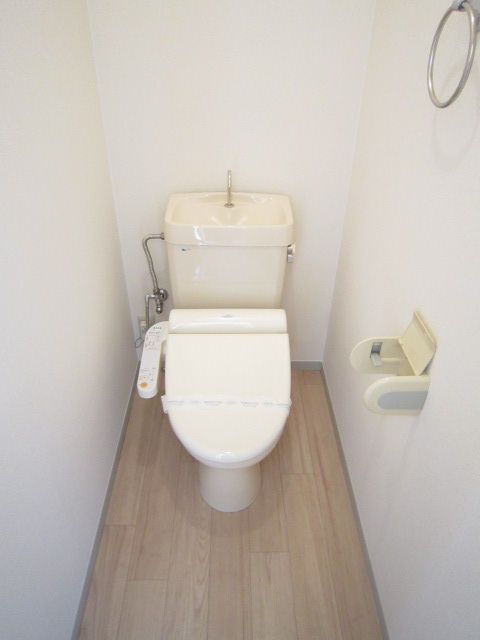 Toilet. It is comfortable with a bidet.