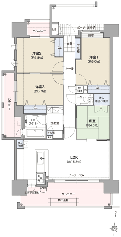 Floor: 4LDK, occupied area: 82.67 sq m, Price: 24,800,000 yen ~ 28,100,000 yen