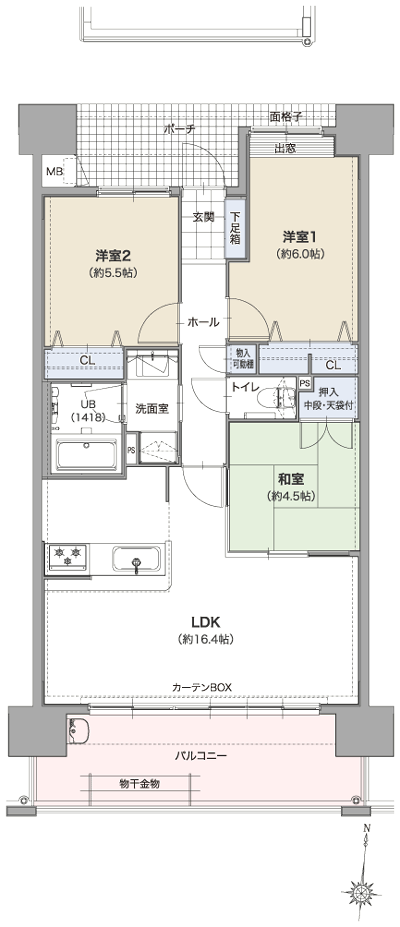 Floor: 3LDK, occupied area: 70.08 sq m, Price: 1980 yen ~ 28.8 million yen