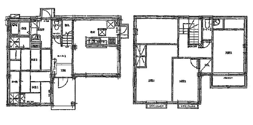 Floor plan. 26,900,000 yen, 5DK + S (storeroom), Land area 158.55 sq m , Building area 115.98 sq m