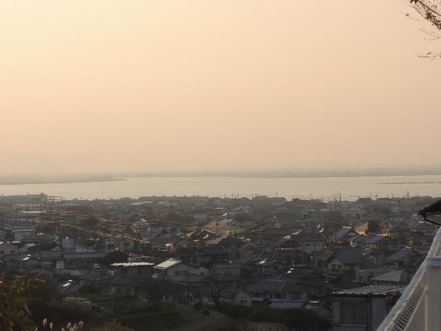 Other. Evening Lake Kojima is visible. 