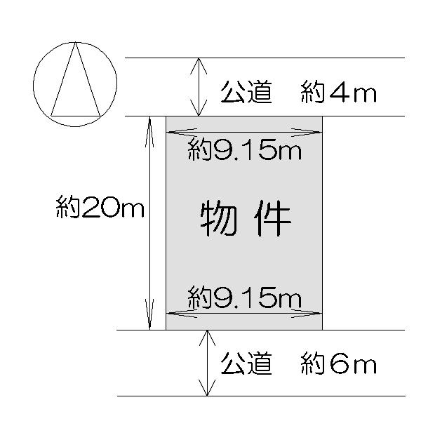 Compartment figure. Land price 11.6 million yen, Land area 182.63 sq m