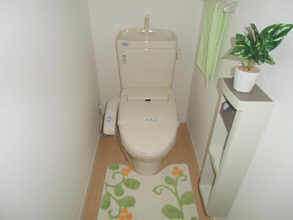 Toilet. Heated toilet seat