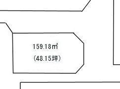 Compartment figure. Land price 7.9 million yen, Land area 159.18 sq m
