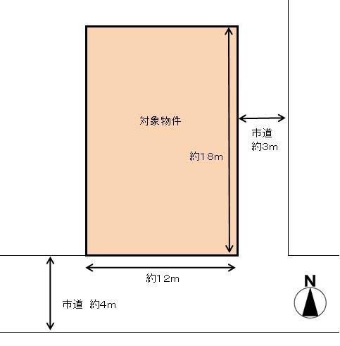 Compartment figure. Land price 27.3 million yen, Day is a good property in land area 252.95 sq m southeast corner lot. 