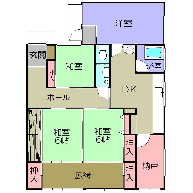 Floor plan. 13.8 million yen, 4DK + S (storeroom), Land area 224.87 sq m , Building area 111.46 sq m