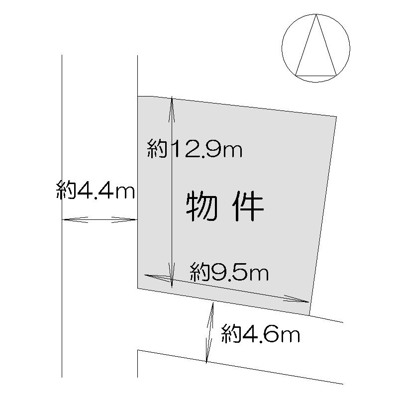 Compartment figure. Land price 6.6 million yen, Land area 137.5 sq m