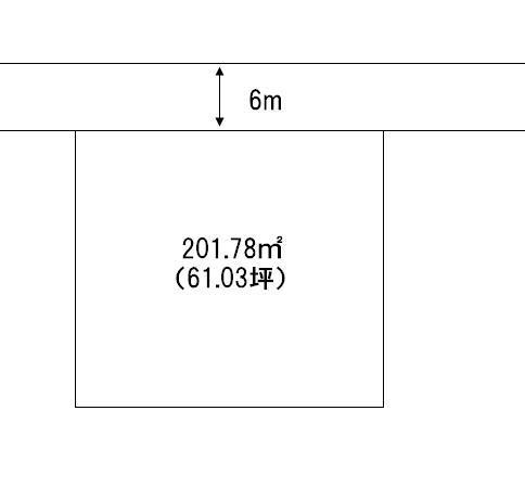 Compartment figure. Land price 11.3 million yen, Land area 201.78 sq m