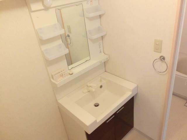 Washroom. With shampoo dresser