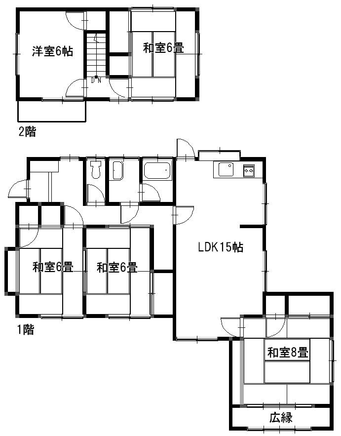 Floor plan. 12.7 million yen, 5LDK, Land area 281.48 sq m , Building area 89.42 sq m