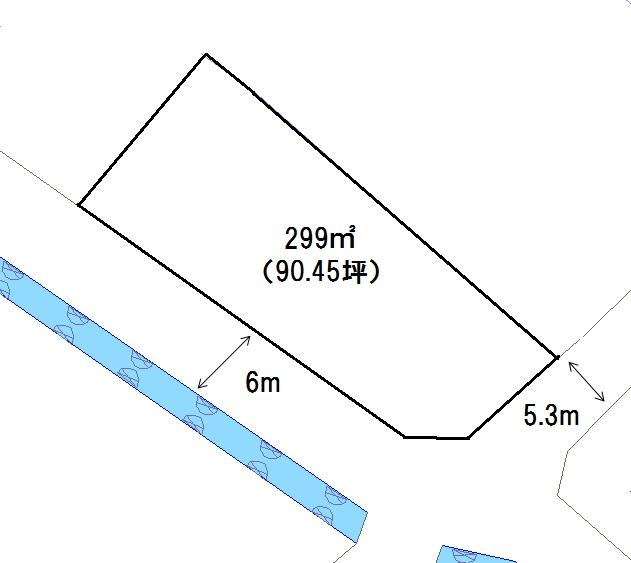 Compartment figure. Land price 20 million yen, Land area 299 sq m