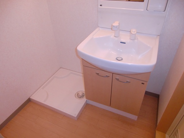 Washroom. It is the same type of room It might differ from actual
