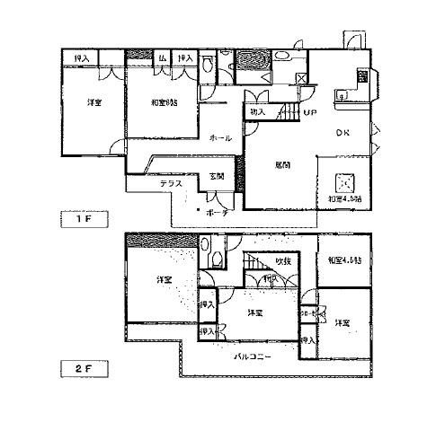 Floor plan. 28 million yen, 6LDK, Land area 352.08 sq m , Building area 212.79 sq m