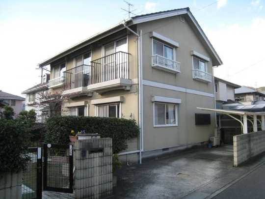 Local appearance photo. Building appearance (from the front road)