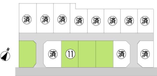 Compartment figure. Land price 9,603,000 yen, Land area 193.57 sq m
