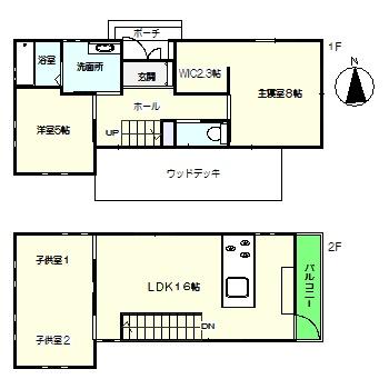 Floor plan. 27.6 million yen, 3LDK + S (storeroom), Land area 179.41 sq m , Mato which can respond to the building area 88.83 sq m 4LDK