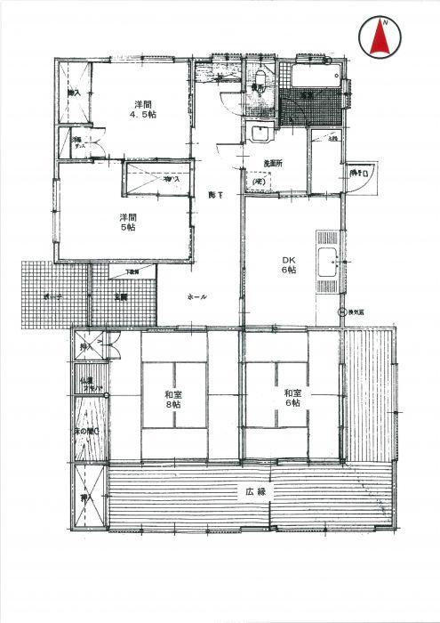 Floor plan. 11.6 million yen, 4DK, Land area 384.34 sq m , Building area 102.68 sq m