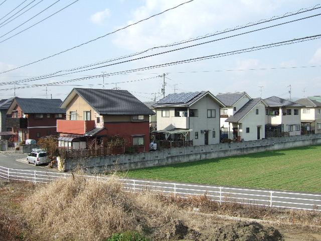 Sale already cityscape photo. Subdivision houses (shooting from the east)