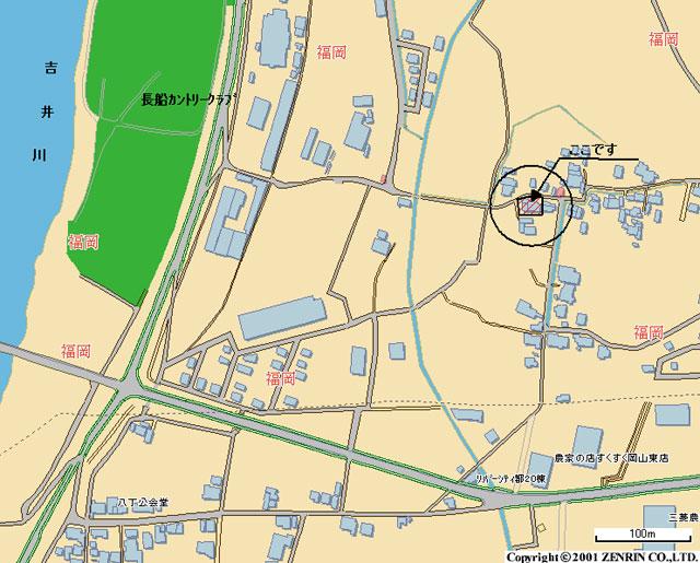 Local guide map. Spacious is 130 square meters ☆