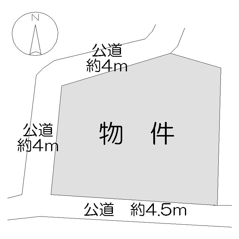 Compartment figure. Land price 6.89 million yen, Land area 575.37 sq m