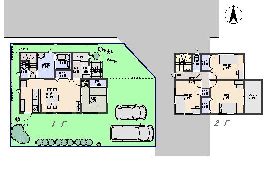 Other building plan example. No. 22 place Building Price: 16.3 million yen Building area: 108.30 sq m