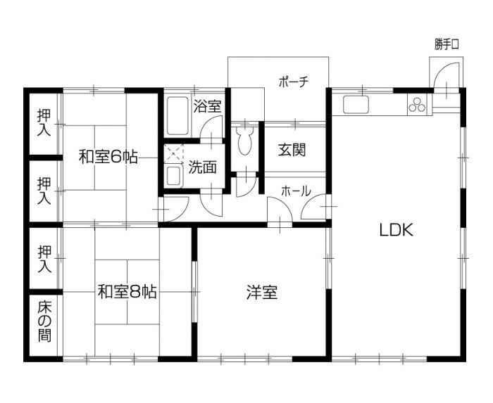 Floor plan. 15.8 million yen, 3LDK, Land area 330.61 sq m , Building area 97 sq m